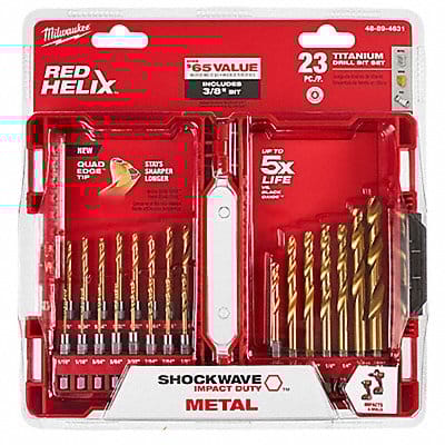 Hex Shank Drill Set 23pc HSS