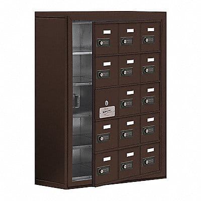K7530 Locker 5x3Lckrs Brnz 31 x24 x9