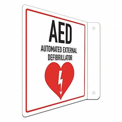Facility Sign 8 in x 8 in Aluminum