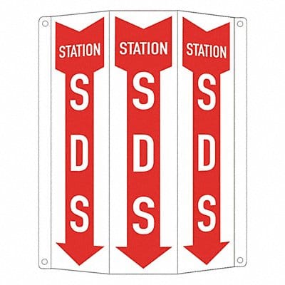 Safety Sign 10 inx8 1/4 in Aluminum