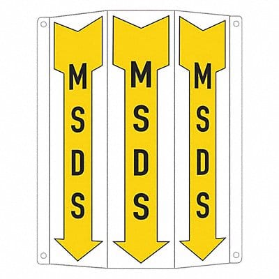 Safety Sign 10 inx8 1/4 in Aluminum