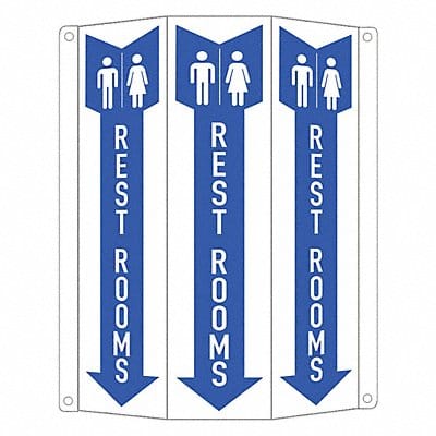 Safety Sign 12 in x 8 1/4 in Aluminum