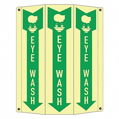 Safety Sign 10 in x 8 1/4 in Aluminum