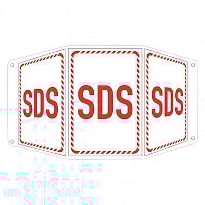 Safety Sign 10 inx17 1/2 in Aluminum