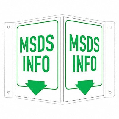 Facility Sign 6 in x 7 1/2 in Aluminum