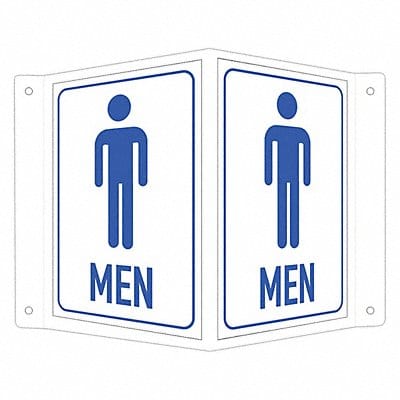 Facility Sign 6 in x 7 1/2 in Aluminum