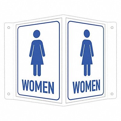 Safety Sign 6 in x 7 1/2 in Aluminum