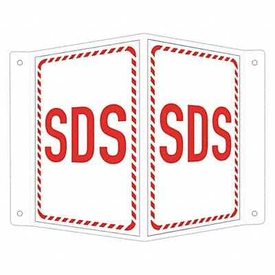 Safety Sign 6in x 7.5in Aluminum