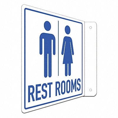 Facility Sign 8 in x 8 in Aluminum