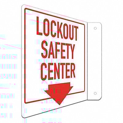 Safety Sign 8 in x 8 in Aluminum