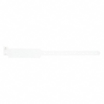 ID Wristband Plastic Wide White PK500