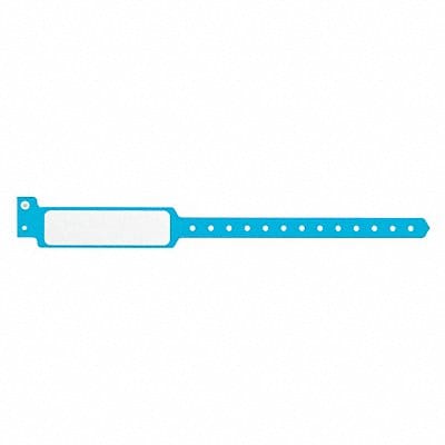 ID Wristband Plastic Wide Blue PK500