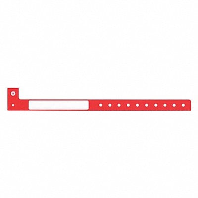 ID Wristband L-Shaped Red PK500