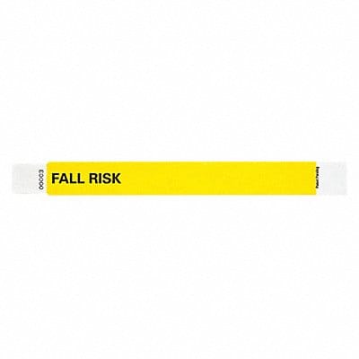 ID Wristband 1 in W Fall Risk PK500