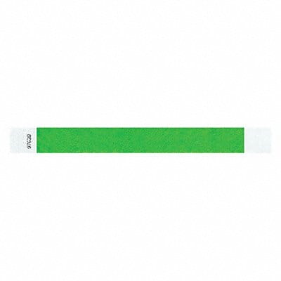 ID Wristband Adhesive Light Green PK500