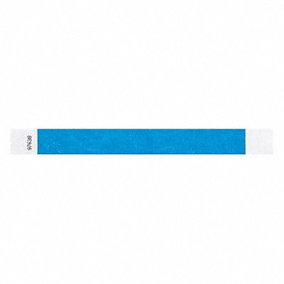 ID Wristband Adhesive Blue 1 in W PK500
