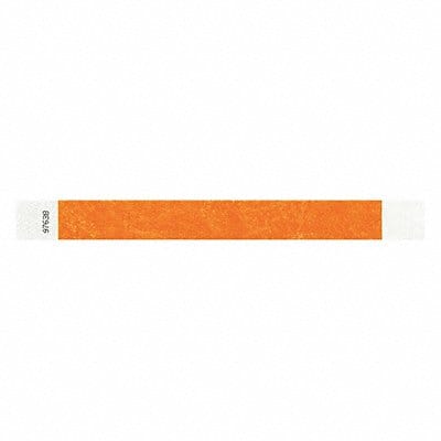 ID Wristband Adhesive Orange 1in W PK500 ID Wristband Adhesive Orange 1in W PK500