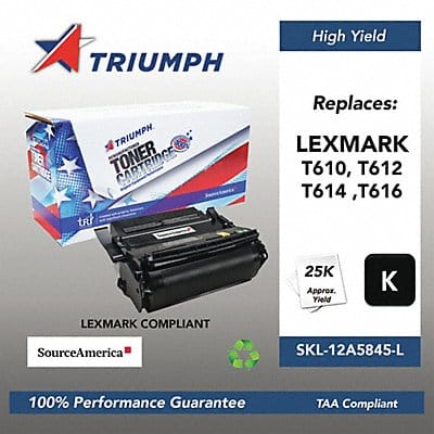Toner Cartridge Black Lexmark T610 T612