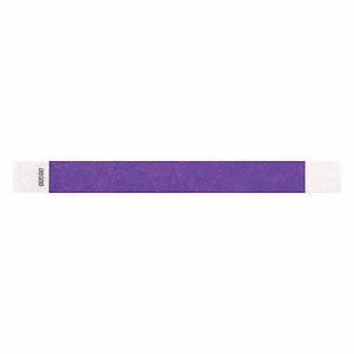 ID Wristband Adhesive Purple 1in W PK500