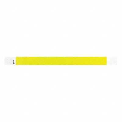ID Wristband Tyvek Light Yellow PK500