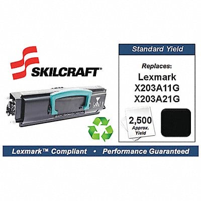 Toner Cartridge Black 6000 Lexmark X203N