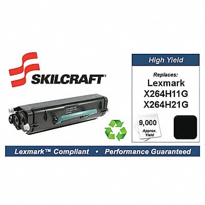 Toner Cartridge Black 9000 Lexmark X264