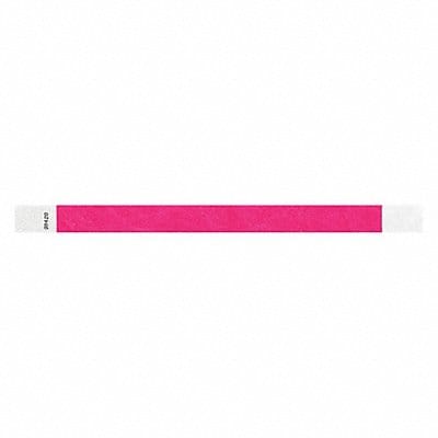 ID Wristband Adhesive Pink PK500