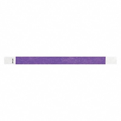 ID Wristband Adhesive Purple PK500