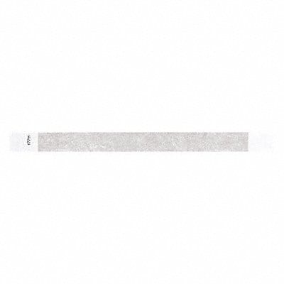 ID Wristband Adhesive Silver PK500