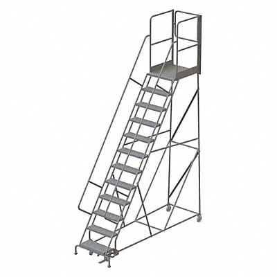 Rolling Ladder 12 Steps Cap. 450lb. Rolling Ladder 12 Steps Cap. 450lb.