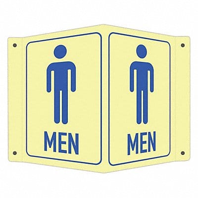 Safety Sign 6 in x 7 1/2 in Aluminum