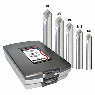 Spotting Drill Bit Set 5 Pcs Carbide