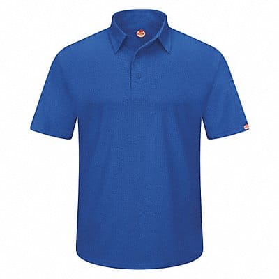 J2888 Short Sleeve Polo 2XL Royal Blue Button