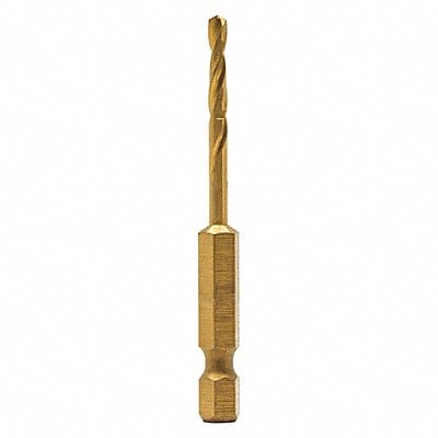 Drill Bit 2-45/64 in L HSS 9/64 inSize