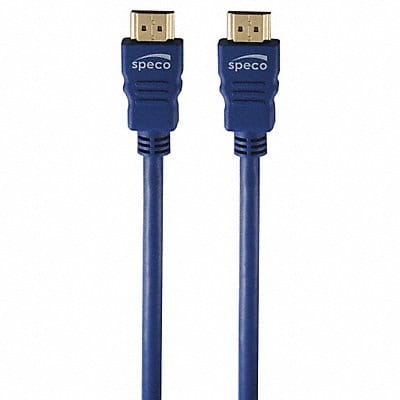 HDMI Cable 25 ft L Blue Triple SHLD