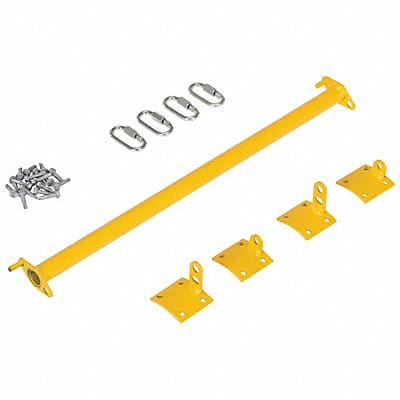 Bollard Barrier Conversion Kit Yellow