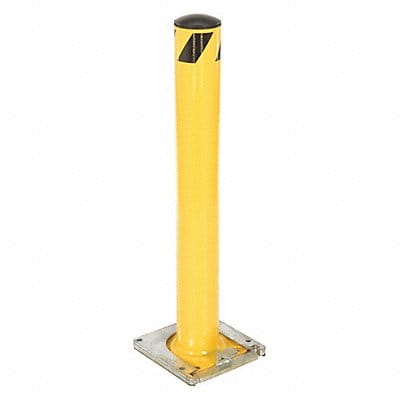 Removable Bollard 36 in H Yellow