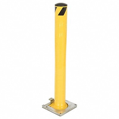 Removable Bollard 42 in H Yellow