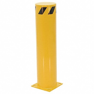 Bollard 36 in H Yellow Carbon Steel