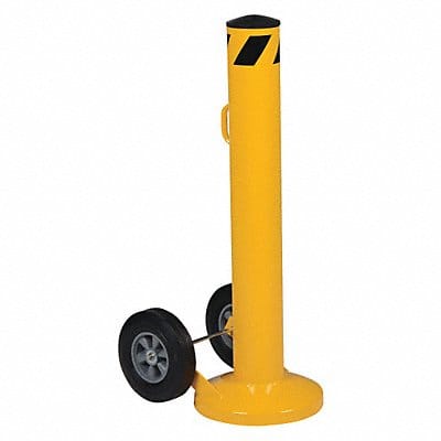 Bollard 42 in H Yellow Carbon Steel