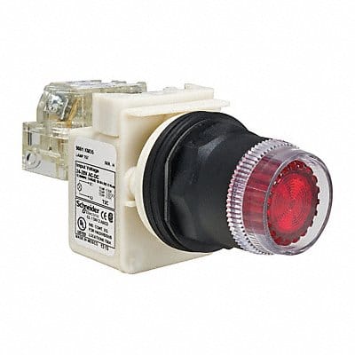H6929 Illuminated Push Button 30mm 1NO/1NC Red