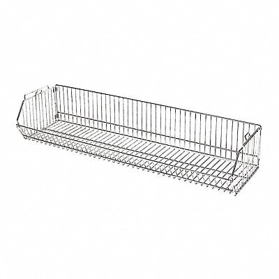 Stacking Basket 20inx9inX36in Silver