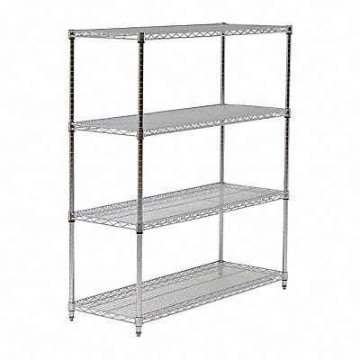 Wire Shlv Unit Cap 600 lb 18inx86inx72in