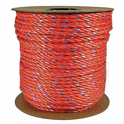 Rope 600ft Orng 215lb. Polyprpylne
