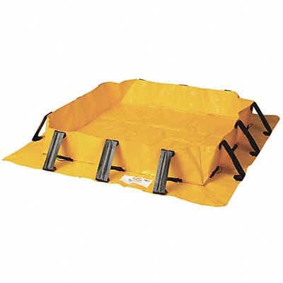 Spill Berm 4 ft.Lx4 ft.Wx8 in.H Yellow