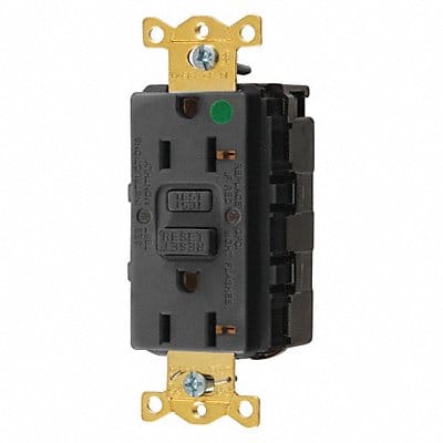 GFCI Rceptcle Hspital Blk 20A 1 HP GFCI Rceptcle Hspital Blk 20A 1 HP