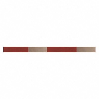Reflective Tape Red/White 36 in.L 2 in.W
