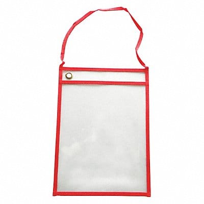 Shop Ticket Holder Red 10 in W PK25