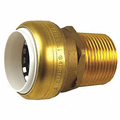 Male Adapter Brass 2.4inL 1 in dia. Male Adapter Brass 2.4inL 1 in dia.