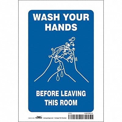 Safety Sign 10 in x 7 in Vinyl